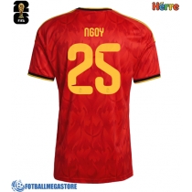 Fotballdrakt Herre Belgia Nathan Ngoy #25 Hjemmedrakt VM 2026 Kortermet